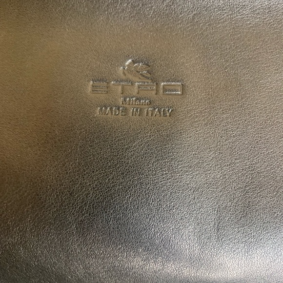 SALE Etro Leather Pouch Clutch Bag - Picture 3 of 6